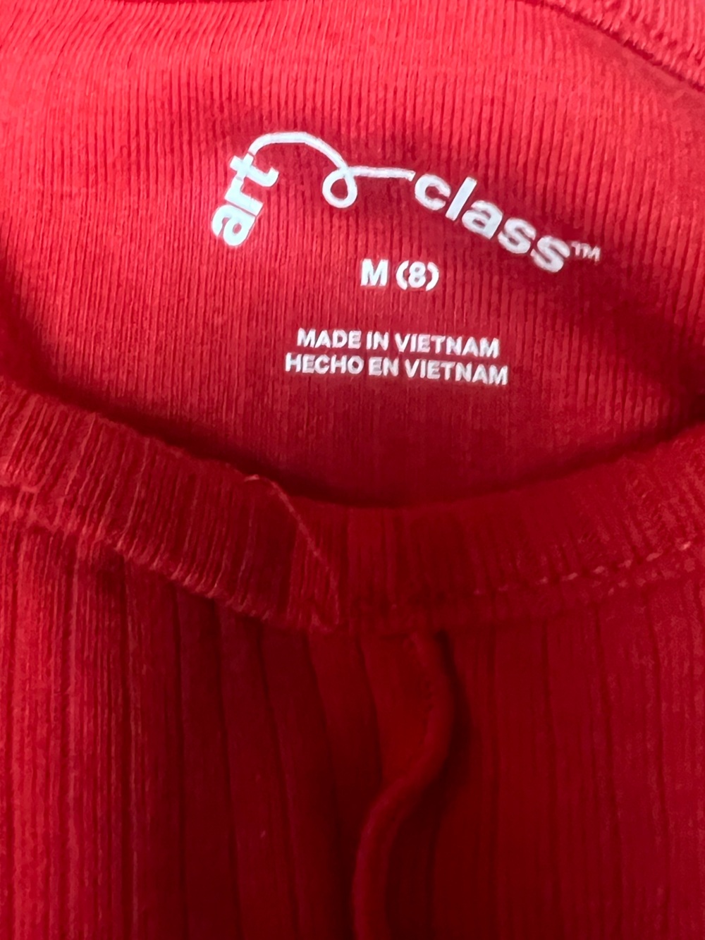 art class Red Ribbed Knit Top - Picture 2 of 4